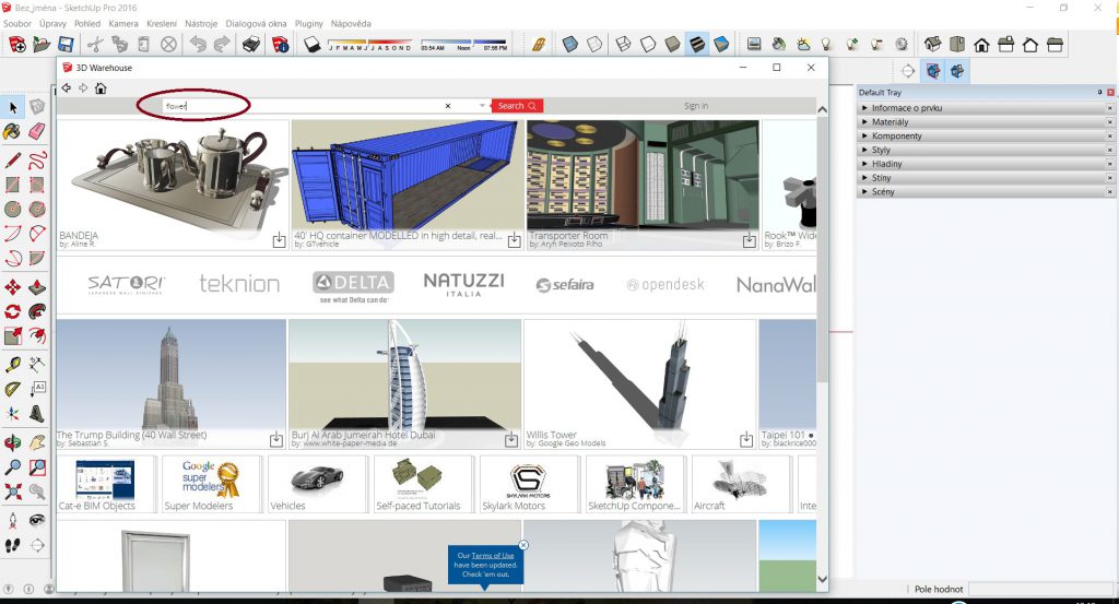 Domov - 3D Warehouse