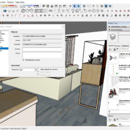 SketchUp informace o modelu