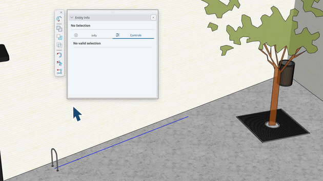Copy Along v SketchUp 2027 – rozmiestnenie prvkov pozdĺž trasy