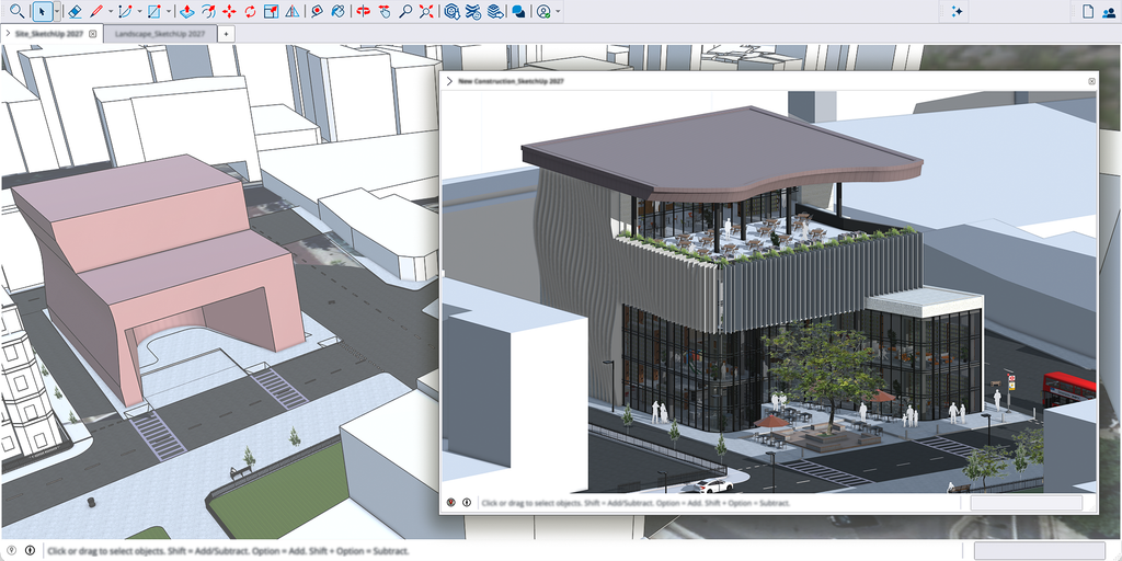 Pracovné prostredie SketchUp 2027